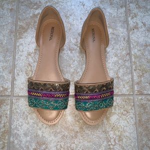 Colorful Size 9 Flats